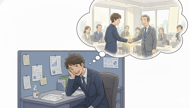 マンガ広告のストーリー