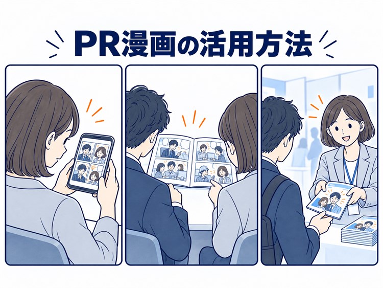 PRマンガの活用方法